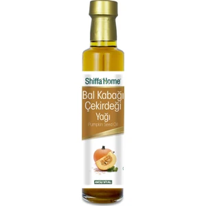 Shiffa Home Sepetse Bal Kabağı Çekirdeği Yağı 250 ml Cam Şişe Soğuk Pres Kabak Çekirdeği Yağı