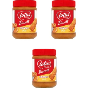 Biscoff Crunchy Sürülebilir Çıtır Parçacıklı Karamelize Bisküvi Ezmesi 3'lü 380 gr