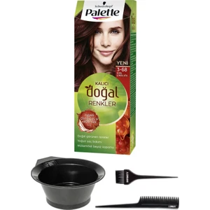 Palette Naturel Saç Boyası 3-68 Kızıl Çikolata + Saç Boyama Seti