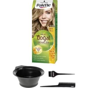 Palette Naturel Saç Boyası 8-0 Bal Köpüğü + Saç Boyama Seti