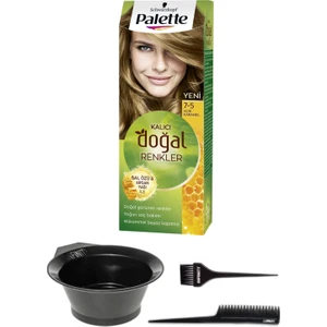 Palette Naturel Saç Boyası 7-5 Açık Karamel + Saç Boyama Seti