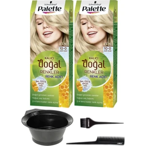 Palette Naturel Saç Boyası 2'li 10-0 Açık Papatya + Saç Boyama Seti