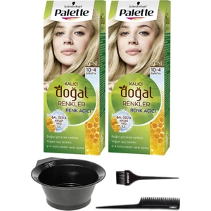Palette Naturel Saç Boyası 2'li 10-4 Papatya + Saç Boyama Seti