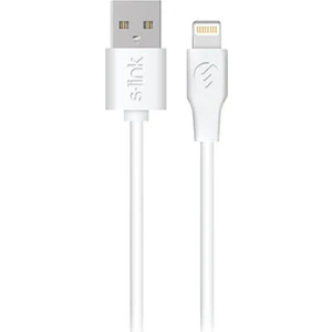 S-link IP-KC02B 0.2 mt 2.4A USB to Lightning Beyaz Data + Şarj Kablosu