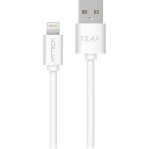 HY-X95 1 mt 2.4A Lightning Beyaz Şarj Kablosu