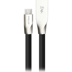 HY-X205 3A Micro USB 1 mt Siyah Data + Şarj Kablosu