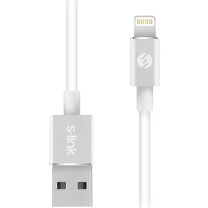 S-link Swapp SW-C609 3 mt 2.4A USB to Lightning Beyaz Data + Şarj Kablosu
