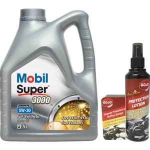 Super 3000 X1 Formula Fe 5W30 Motor Yağı 4 lt ( Üretim Yılı: 2023 ) + Gojo Torpido Bakım Seti