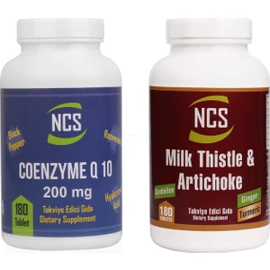 Coenzyme Q - 10 200 mg 180 Tablet Milk Thistle Artichoke 180 Tablet