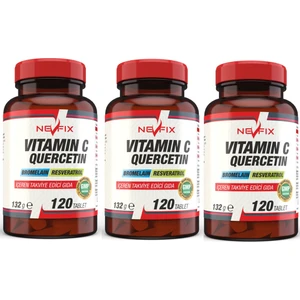 Vitamin C Bromelian Quercetin 120 Tablet x 3 Kutu 360 Tablet