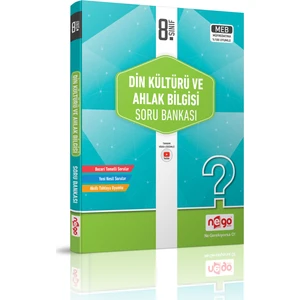 Nego Yayınları 8.sınıf Din Kültürü ve Ahlak Bilgisi Soru Bankası