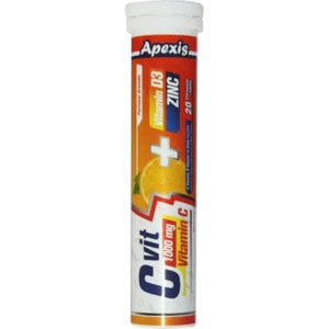 Vit C 1000 mg + Vit D3 + Zinc 20 Efervesan Tablet