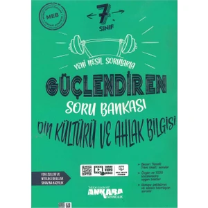 Ankara Yayıncılık 7.Sınıf  Din Kültürü Kültürü ve Ahlak Bilgisi Güçlendiren Soru Bankası