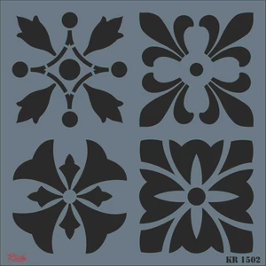 Kr 1502 Fayans Stencil 30 x 30 cm