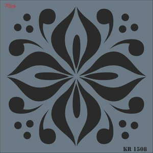 Kr 1508 Fayans Stencil 30 x 30 cm