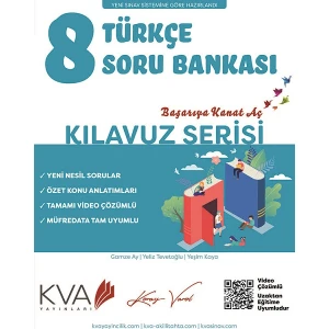 Koray Varol Akademi 8.Sınıf Kılavuz Serisi Türkçe Soru Bankası
