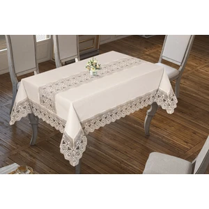 Ceki Home Sunny Keten Masa Örtüsü Krem