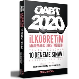 Benim Hocam Yayınları  2020 ÖABT İlköğretim Matematik Öğretmenliği Tamamı Çözümlü 10 Fasikül Deneme