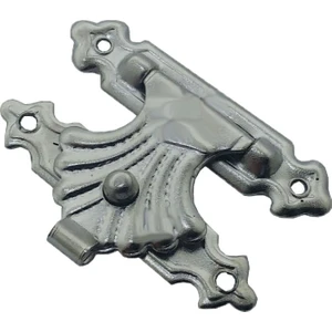 Kutu Kilidi 5 Adet Küçük Boy Dekoratif Klips Nikel Krom Sandık Kilidi Hobi Kilit Emniyet Kilidi