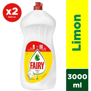 2 x 1500 ml Sıvı Bulaşık Deterjanı Limon Fırsat Paketi