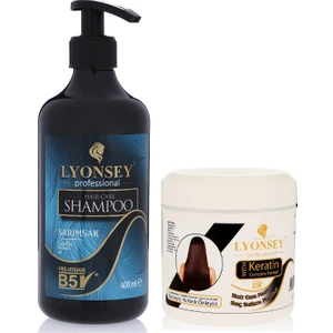 Sarımsak Şampuanı 400 ml + Keratin Komplex Saç Maskesi 500 ml