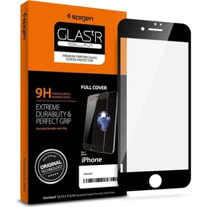 Apple iPhone SE 2020 / iPhone 8 / iPhone 7 Cam Ekran Koruyucu Tam Kaplayan GLAS.tR Slim Full Cover Black - AGL01314