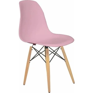 Ahşap Ayaklı Plastik Çocuk Sandalyesi