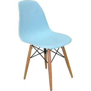 Ahşap Ayaklı Plastik Çocuk Sandalyesi