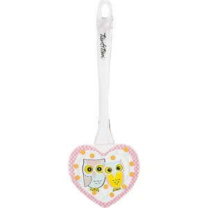 Kalp Şekilli Silikon Spatula 24 x 8,2  x 1, 5 cm
