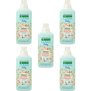 U Green Clean 5'li Organik Lavanta Yağlı Baby Bitkisel Çamaşır Deterjanı 1000 ml