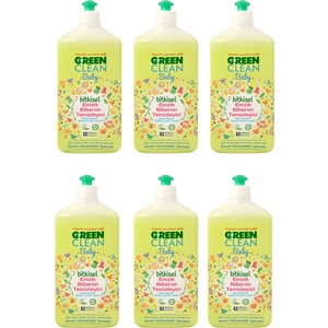 U Green Clean Organik Portakal Yağlı Baby Biberon Emzik Temizleyici 500 ml 6'lı Set