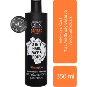 Urban Care Erkeklere Özel 3 In 1 Yenileyici Saç, Sakal ve Vücut Şampuanı 350 ml