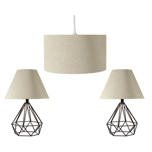 Merve Aydınlatma Table Lamp Yatak Odası Aydınlatma Seti