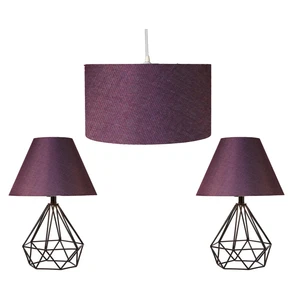 Merve Aydınlatma Table Lamp Yatak Odası Aydınlatma Seti
