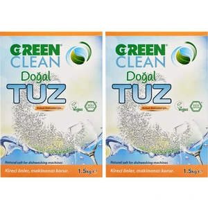 U Green Clean  Bulaşık Makinası  Tuz 1,5 kg 2'li Set