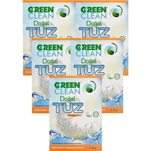 U Green Clean  Bulaşık Makinası  Tuz 1,5 kg 5'li Set