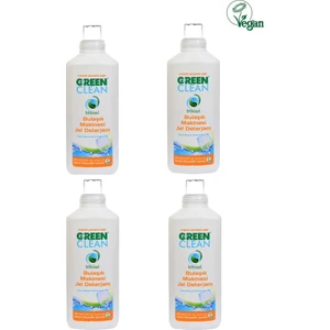 U Green Clean Bitkisel Portakal Yağlı Bulaşık Makinesi Jel Deterjanı 1000ML. 4 Lu Set