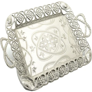 6 Kişilik Gümüş Tepsi