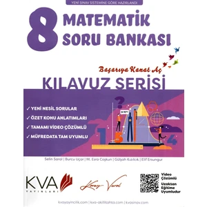 Koray Varol Akademi  Kılavuz Serisi 8.Sınıf Matematik Soru Bankası