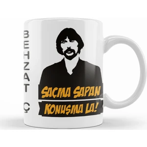 Baskı Dükkanı Behzat Ç Saçma Sapan Konuşma La Kupa Bardak Porselen