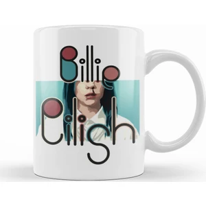 Baskı Dükkanı Billie Eilish Kupa Bardak Porselen