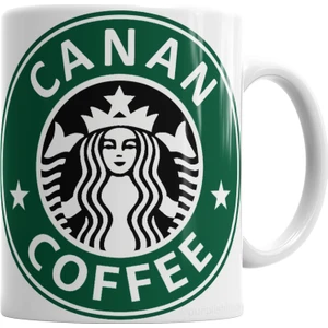 Baskı Dükkanı Kişiye Özel Starbucks Kupa Bardak Porselen