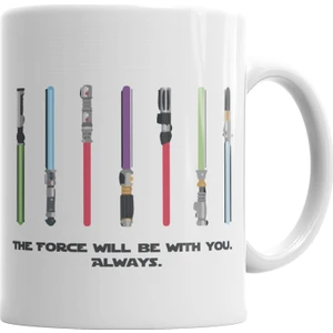 Baskı Dükkanı The Force SabersKupa Bardak Porselen