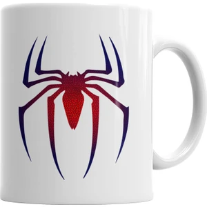 Baskı Dükkanı Spider Man Örümcek Adam Kupa Bardak Porselen