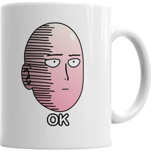 Baskı Dükkanı Anime Manga One Punch Man Ok Kupa Bardak Porselen