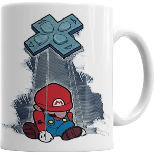 Baskı Dükkanı Atari Süper Mario Kupa Bardak Porselen