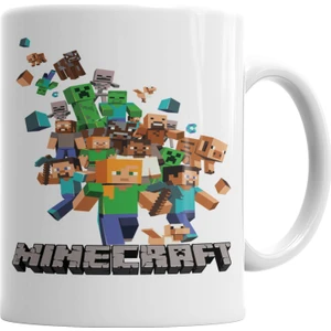 Baskı Dükkanı Minecraft Kupa Bardak Porselen