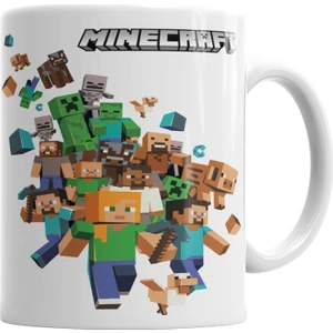 Baskı Dükkanı Minecraft Kupa Bardak Porselen