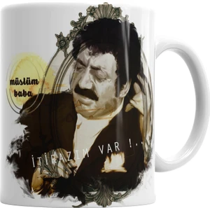 Baskı Dükkanı Müslüm Gürses Müslüm Baba Kupa Bardak Porselen