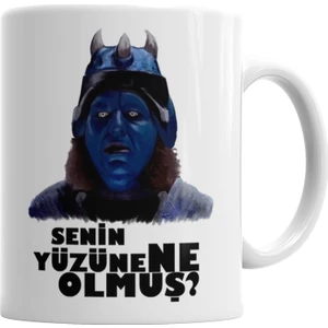 Baskı Dükkanı Gora Senin Yüzüne Ne Olmuş Kupa Bardak Porselen